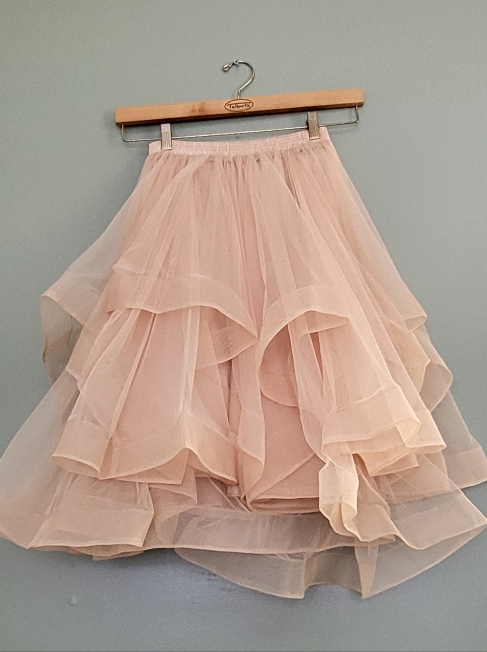 Women’s Layered Tulle Skirt - Beige/cream